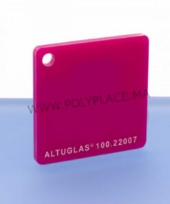 Pmma Coulé Rouge Fuchsia Opale