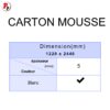 Details Produit Carton Mousse