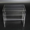 Trio de tables gigognes en plexiglas transparent