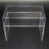 Trio de tables gigognes en plexiglas transparent