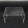 Trio de tables gigognes en plexiglas transparent