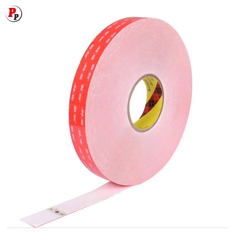 3 metre 60mm x 5mm seul côté antichoc ruban mousse adhésif