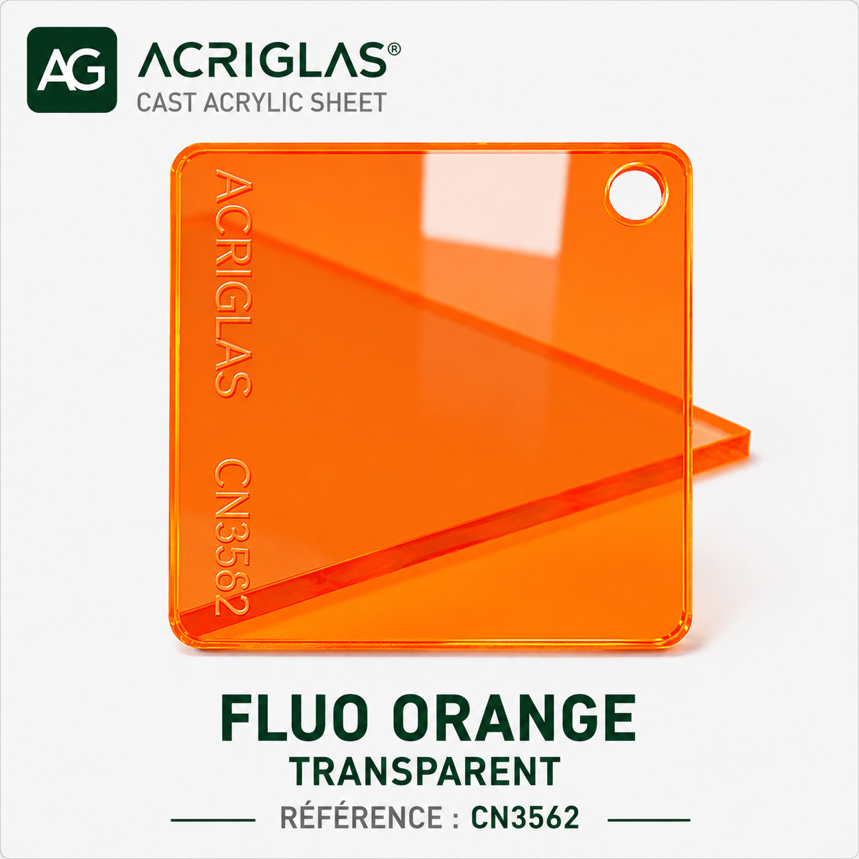 plexi orange transparent