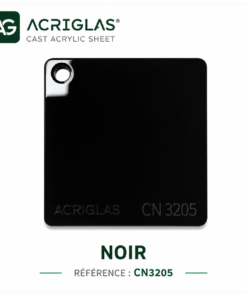 plexiglas noir