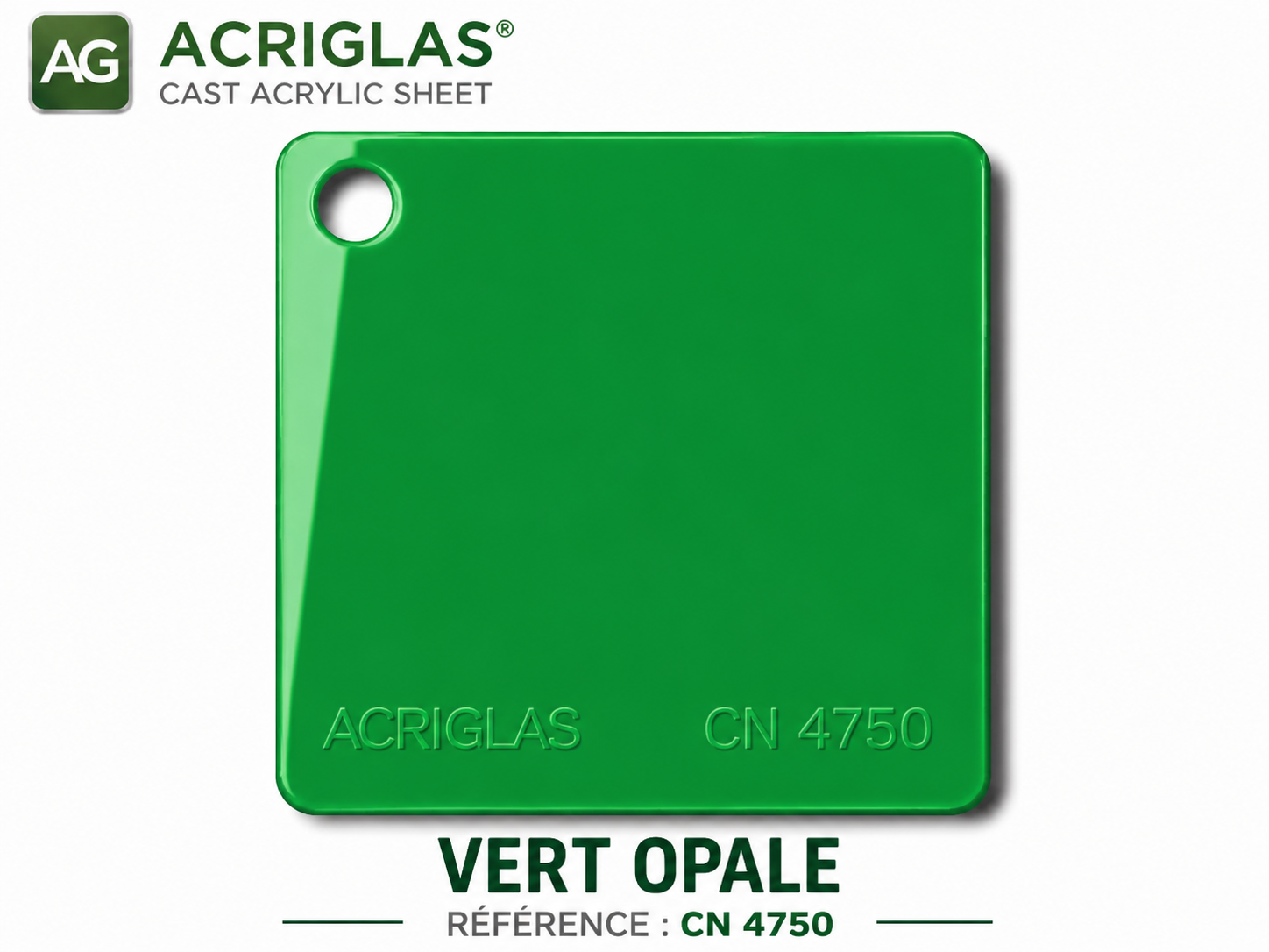 plexiglas vert