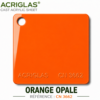 pmma cast coule orange