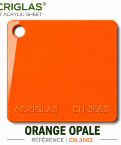 pmma cast coule orange